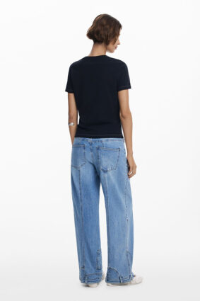 Desigual Fitted T-Shirt Negro