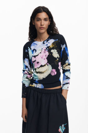 Desigual Skirt Negro Print