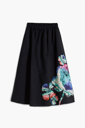 Desigual Skirt Negro Print