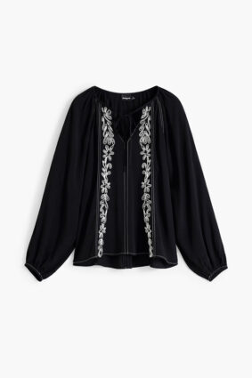 Desigual Soft Blouse Negro