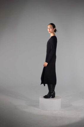 Elemente Clemente Dress Pirosi Longsleeve Black Onyx1