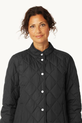 Ilse Jacobsen Quilted Shirt Jacket Dark Indigo