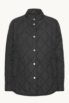Ilse Jacobsen Quilted Shirt Jacket Dark Indigo