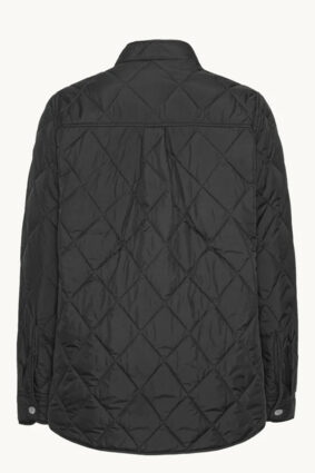 Ilse Jacobsen Quilted Shirt Jacket Dark Indigo