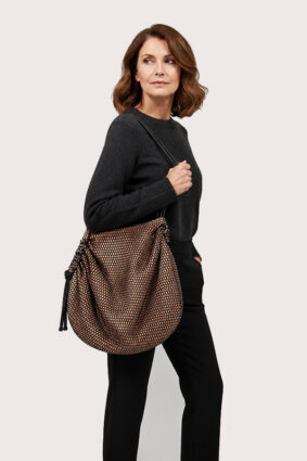 In.Zu Cocconeo Bag Black Quilt BK&NH