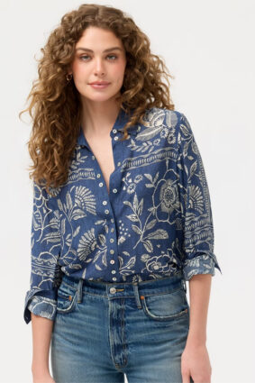 Johnny Was Button Detail Shirt – Vaelis