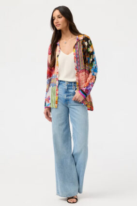 Johnny Was The Audrey Shirt - Magnolia Patchwork