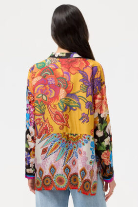Johnny Was The Audrey Shirt - Magnolia Patchwork