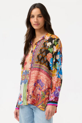 Johnny Was The Audrey Shirt - Magnolia Patchwork