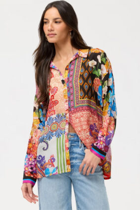 Johnny Was The Audrey Shirt - Magnolia Patchwork