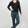 Lisette Cypress Herringbone 28'' Slim Ankle Multi