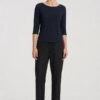 Mela Purdie Relaxed Boat Neck French Navy