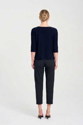 Mela Purdie Relaxed Boat Neck French Navy