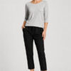 Mela Purdie Relaxed Boat Neck Steel Marl
