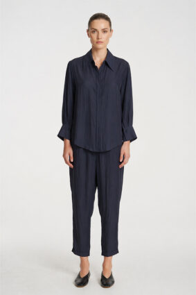 Mela Purdie Resort Blouse Navy