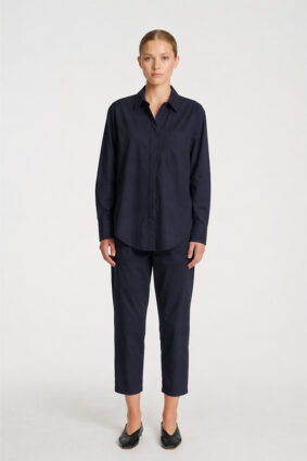 Mela Purdie Saville Shirt French Navy