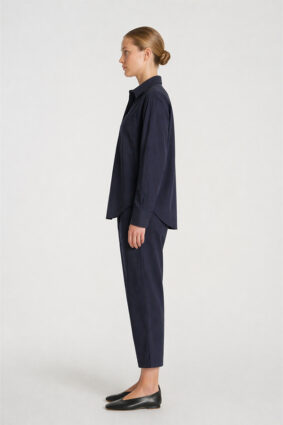 Mela Purdie Saville Shirt French Navy
