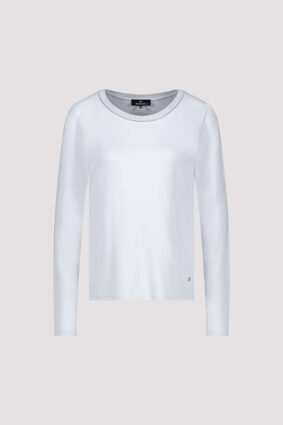 Monari Basic T-Shirt W Jewelry Chain Ice Blue