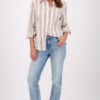 Monari Blouse Cotton Stripes Ltemcht Ptn