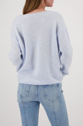Monari Fleece Sweater Ice Blue