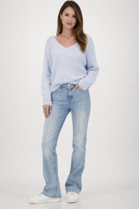 Monari Fleece Sweater Ice Blue