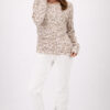 Monari Sweater Wall-Over Leopard Prt Ltemcht Ptn
