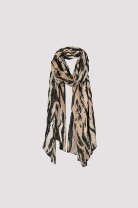 Monari Tiger Scarf All-Over Scarf Whisky Ptn