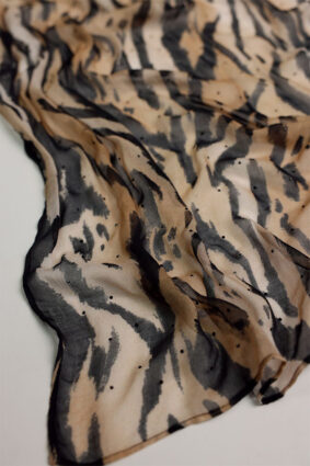 Monari Tiger Scarf All-Over Scarf Whisky Ptn