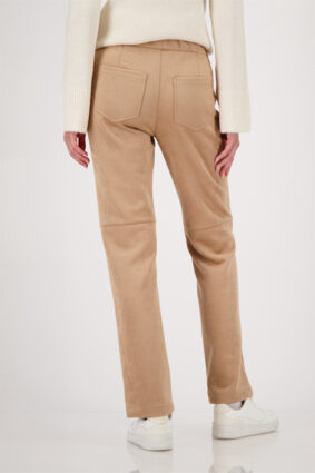 Monari Velour Pants 83cm Cognac
