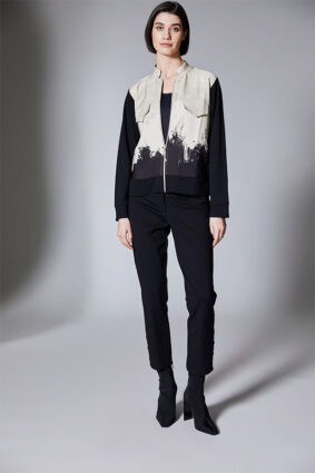 Peruzzi Print Jacket Stone