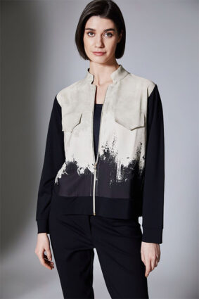 Peruzzi Print Jacket Stone