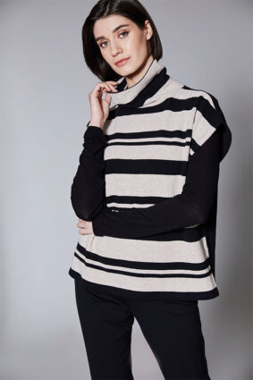 Peruzzi Sleeveless Top Fleece Black