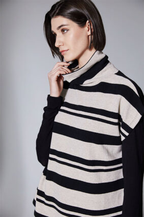 Peruzzi Sleeveless Top Fleece Black