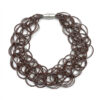 Rosalbagalati Tejers PVC Necklace CopperGrey
