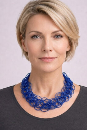 Rosalbagalati Tejers PVC Necklace Darkblue