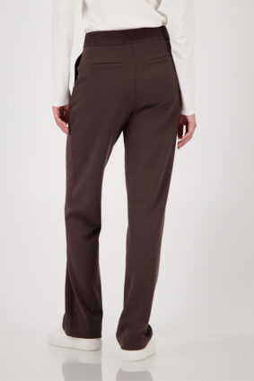 Monari Basic Lettering Pants Brownie