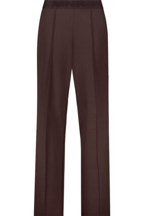 Monari Basic Lettering Pants Brownie