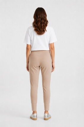 Raffaello Rossi Candy jogger pants in Warm Taupe