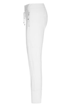 Raffaello Rossi Candy Jogger Pant White in ultra-lightweight high-tech jersey fabric