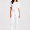 Raffaello Rossi Candy Jogger Pant White in ultra-lightweight high-tech jersey fabric