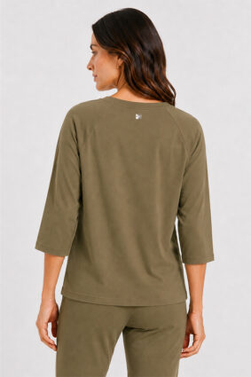 Raffaello Rossi Grazia pants in Dark Forrest