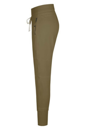 Raffaello Rossi Candy Jogger Pant in Dark Forrest green high tech jersey fabric