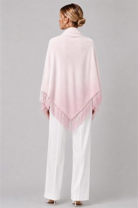 Alternative view of Herzens Scarf Sakura Dip Dyed