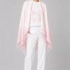 Herzens Scarf Sakura Dip Dyed lightweight dip-dyed scarf draped over an outfit.