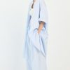 High Lab Sojourn Pant in striped cotton with drawstring waistband and slant pockets