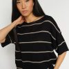 Mos Mosh Arlen Paper SS Knit Black