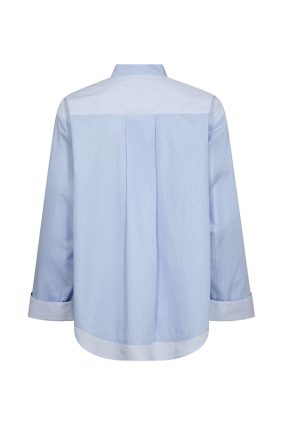 Mos Mosh Bronwyn Stripe Shirt Brnb Blue