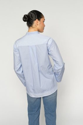 Mos Mosh Bronwyn Stripe Shirt Brnb Blue