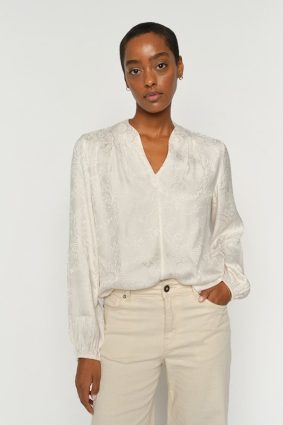 Mos Mosh Hefa Paisleya Blouse Ecru