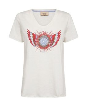 Mos Mosh Romi Gethi O-SS Glam Tee Ecru